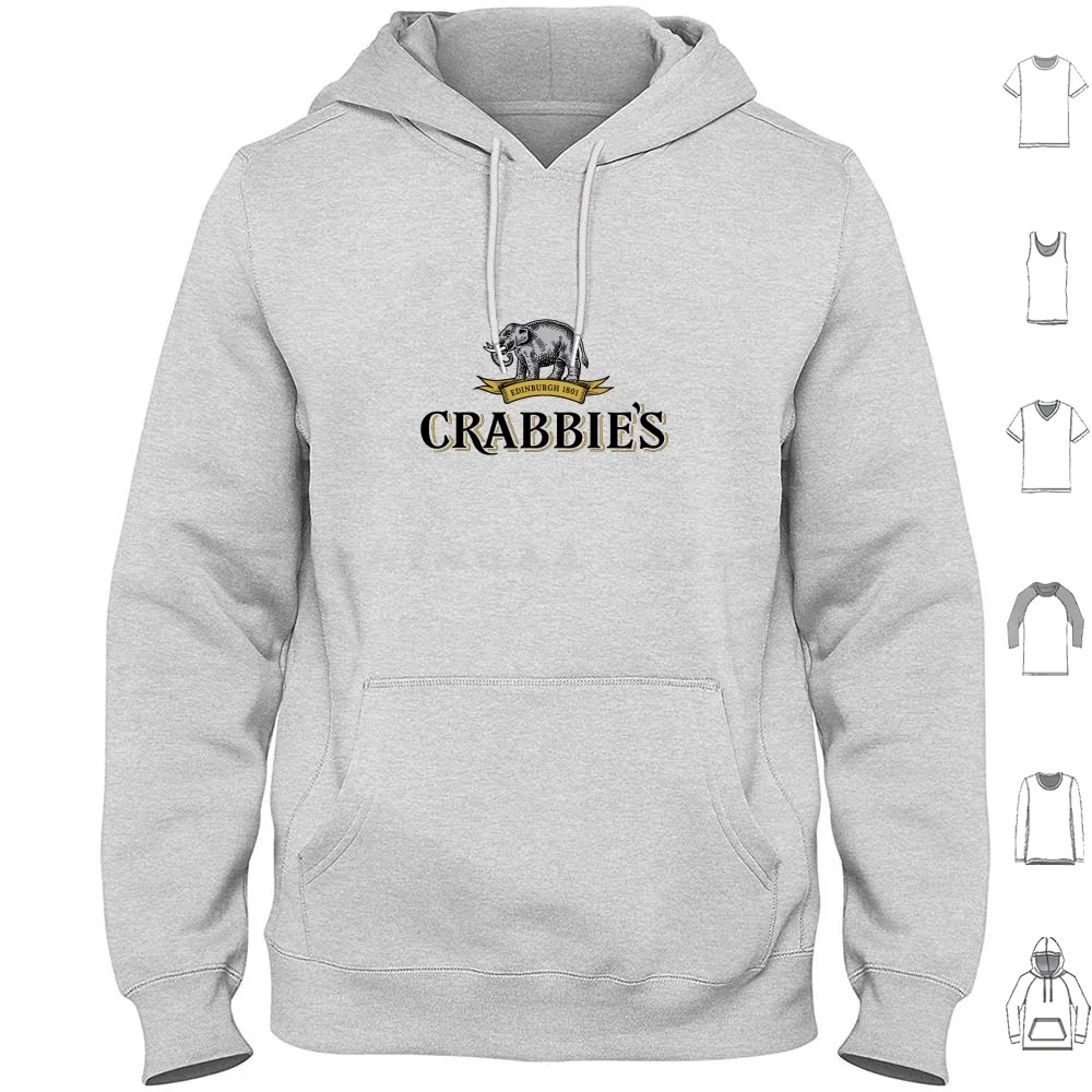 

Copy Of Vintage Retro-The-Crabbies Ginger Brew Hoodie cotton Long Sleeve Beer Lager Pale Ale Crabbies Brewery Coffee