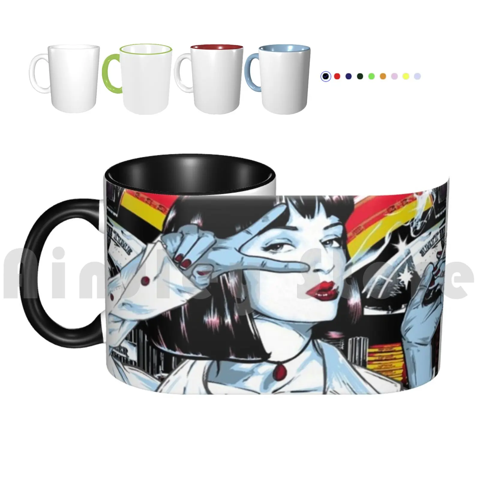 

Mia Wallace Pulp Fiction Coffee Cups Ceramic Mugs 2686 Mia Wallace Pulp Fiction Quentin Tarantino Tarantino