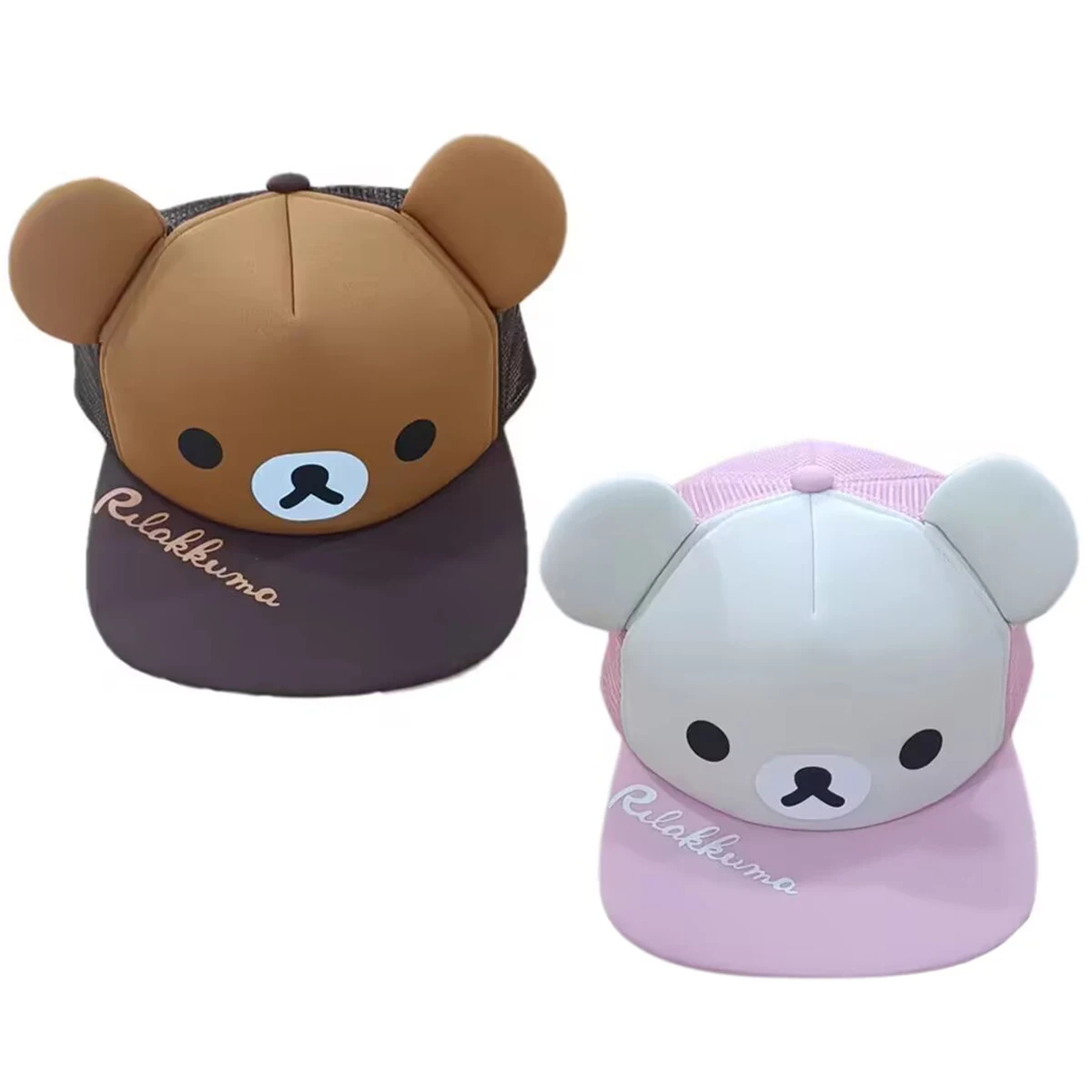 Кепка с изображением медведя из Аниме Rilakkuma Korilakkuma головные уборы для женщин