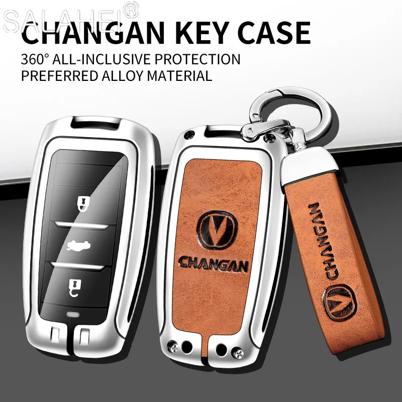

Zinc Alloy Car Remote Key Case Cover Fob For Changan Cs35plus Cs35 Cs15 Cs75 Cs95 Cx20 Cs1 Cv1 Alsvin V7 Raeton 2018 Cs55 Cx70