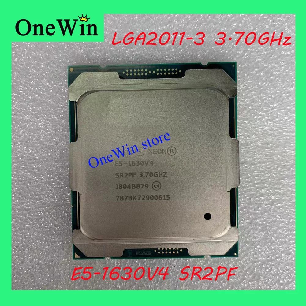 

Original Intel Xeon Processor E5-1630V4 CPU LGA2011-3 10M 3.70GHz SR2RF 14nm 4 Total Cores 8 Total Threads 140W