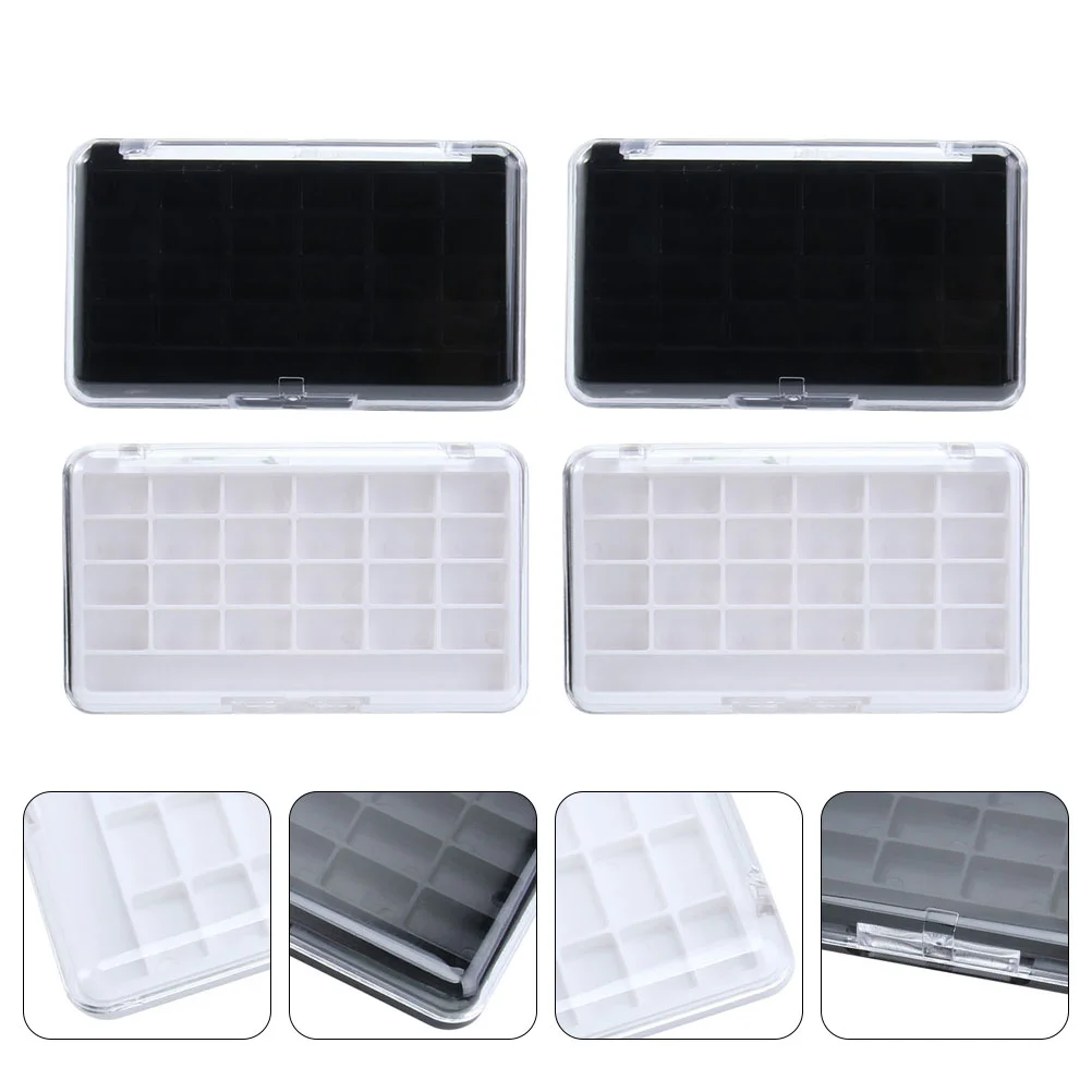 

Empty Makeup Eyeshadow Box Storage Case Lipstick Depotting Shadow Eye Container Clear Pallet Containers Organizer Blush