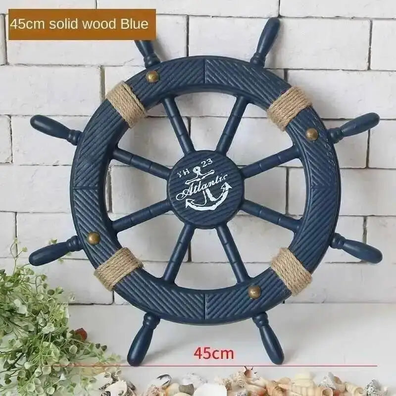 

Настенное деревянное украшение руль лодки