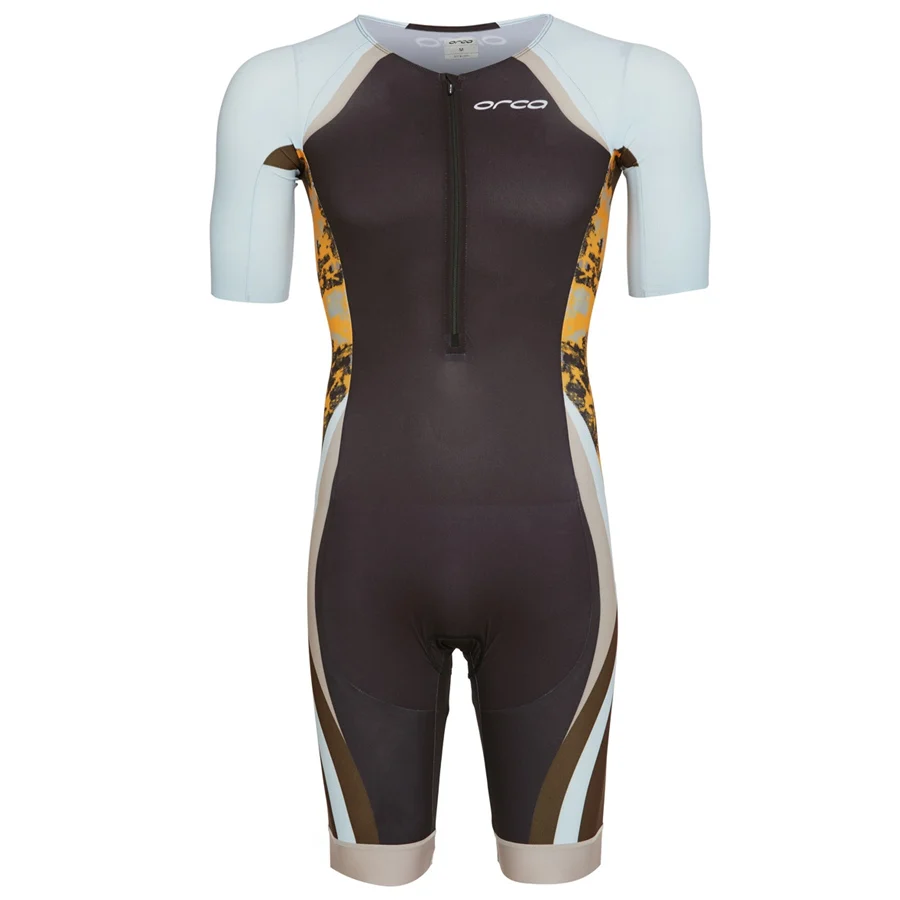 

Триатлон женский с короткими рукавами, комплект из триатлона, одежда для езды на велосипеде, одежда для плавания и бега, лето