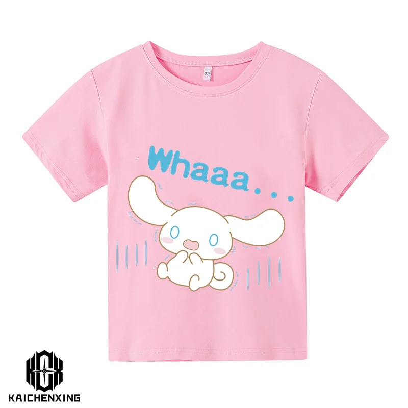 

Childrens Cinnamoroll T-Shirt Children For Girl Boy Girls Kids Print TShirts Men Women Tops Clothing Hello Kitty TShirt Clo