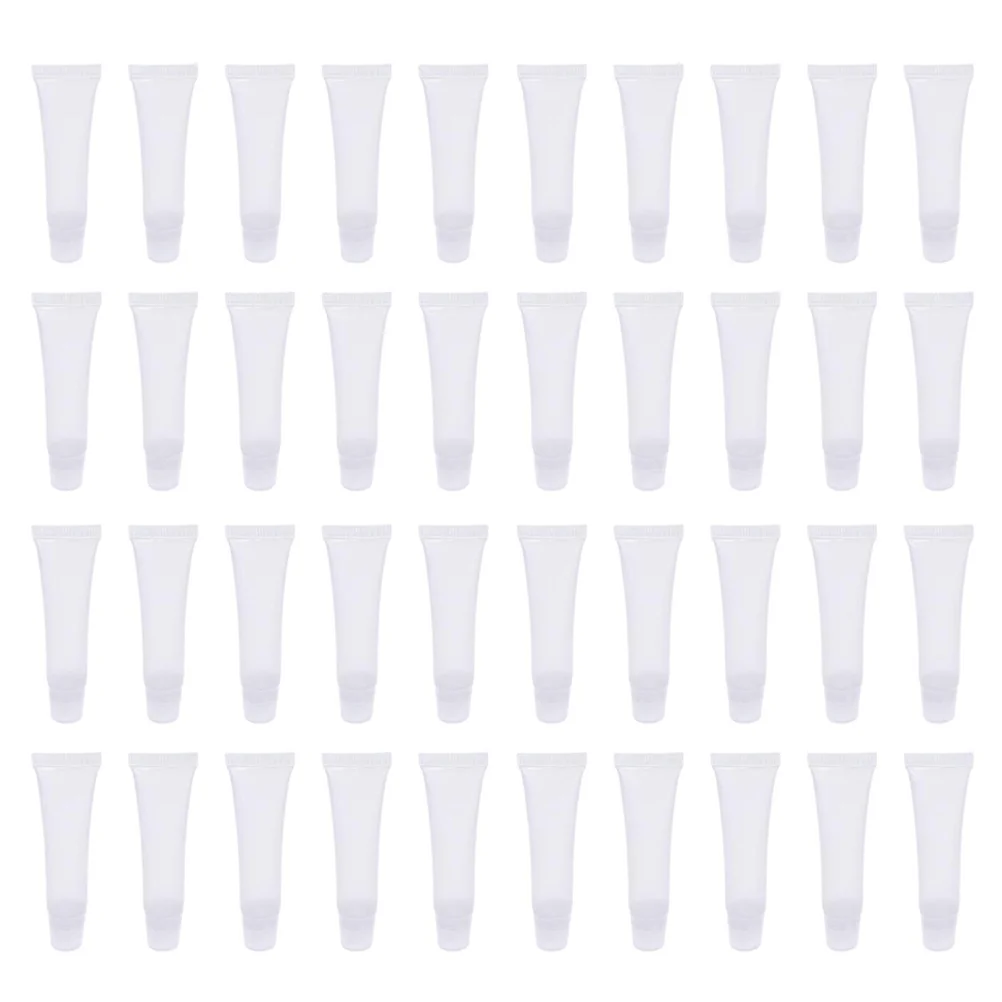 

40pcs Lip Balm Tubes Subpackage Refillable Lipstick Lip Empty Tubes
