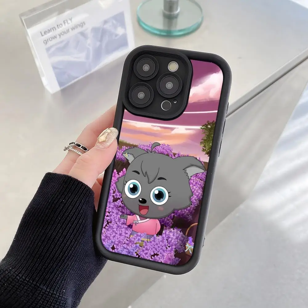 Фото Чехол для телефона «Приятная Козочка и Большой Большой Волк» для iPhone 17 Air 16 E 15 14 Plus 13 12 11 Pro Max, защитный чехол Sky Eye Stepped №4