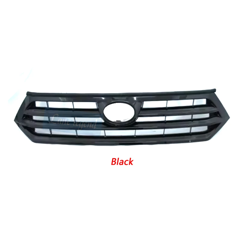 

Решетка переднего бампера для Toyota Highlander 2012 2013 2014 ABS, сменная решетка для гонок, автомобильные аксессуары