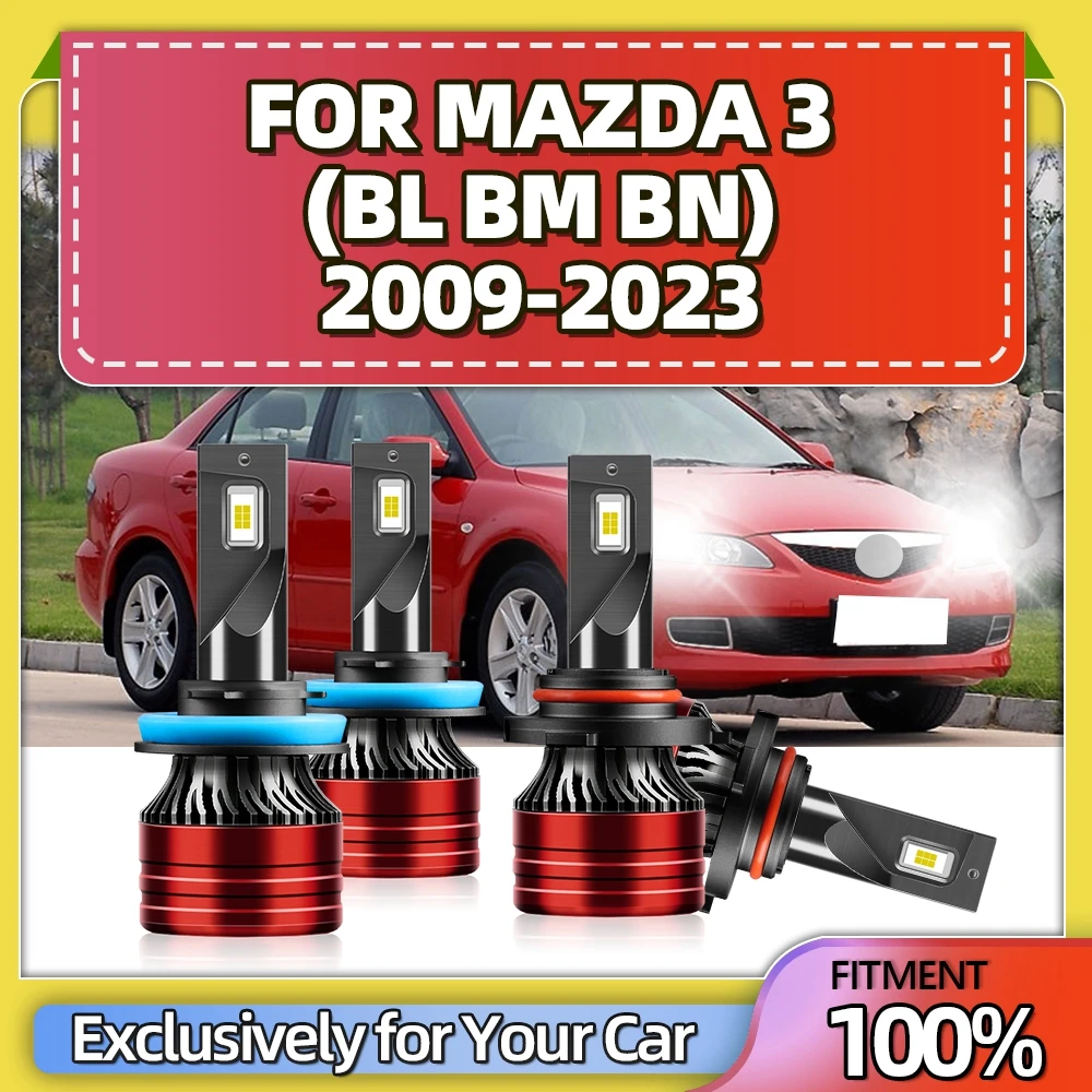 Лампа Canbus автомобильная светодиодная 6500 лм 110 к 2009 Вт 12 В IP68 для Mazda 3 (BL BM BN)