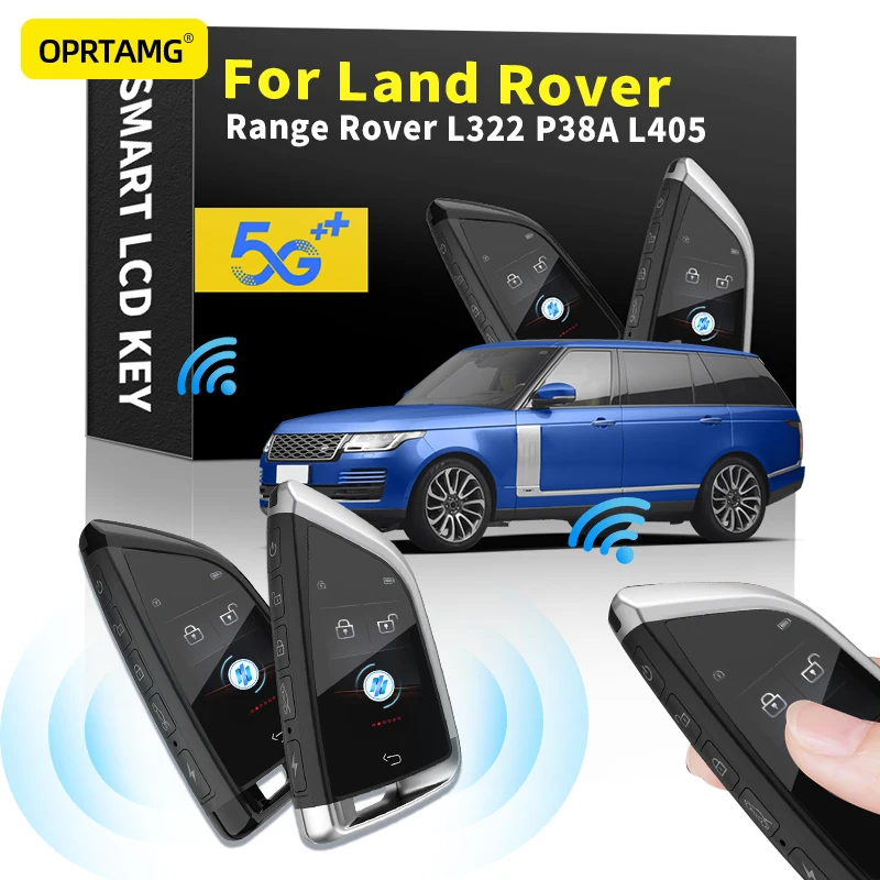 

OPRTAMG Keyless Entry Remote Car Key Modified Smart LCD For Land Rover Range Rover L322 P38A L405 Smart Key keychain Car key