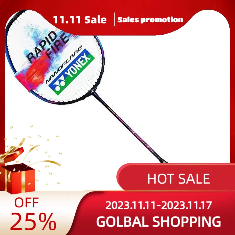 

Yonex Подлинная ракетка для бадминтона NF680T скоростная углеродная ракетка для мужчин и женщин Спорт на открытом воздухе ракетка для спорта