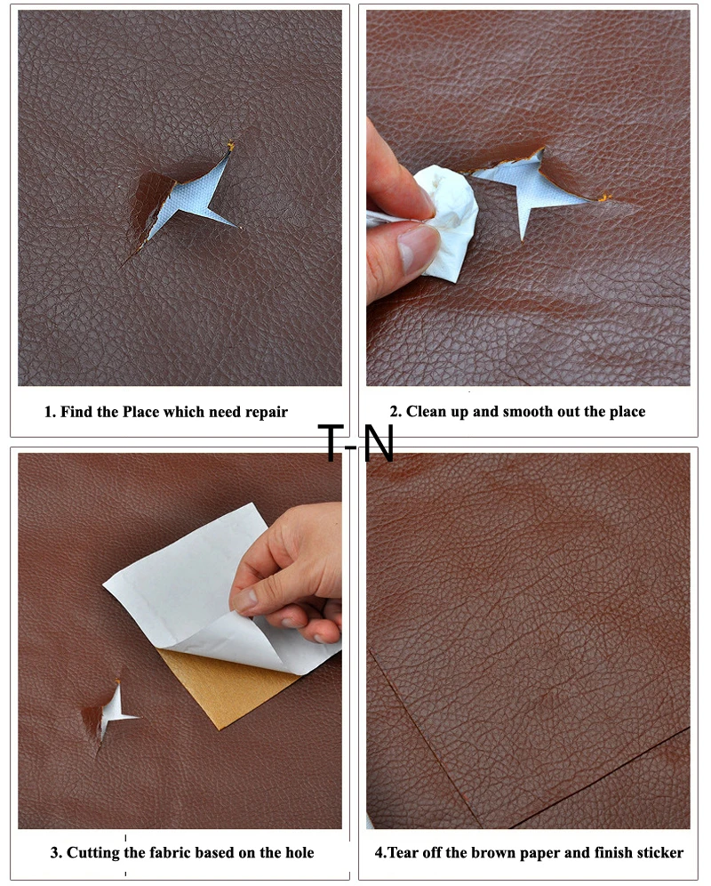 30x20 см самоклеящиеся нашивки из искусственной кожи с зернистой фактурой