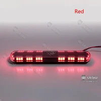 lesu updated roof caution light rotating led for 114 tamiya rc truck tractor car parts diy model toys for adults