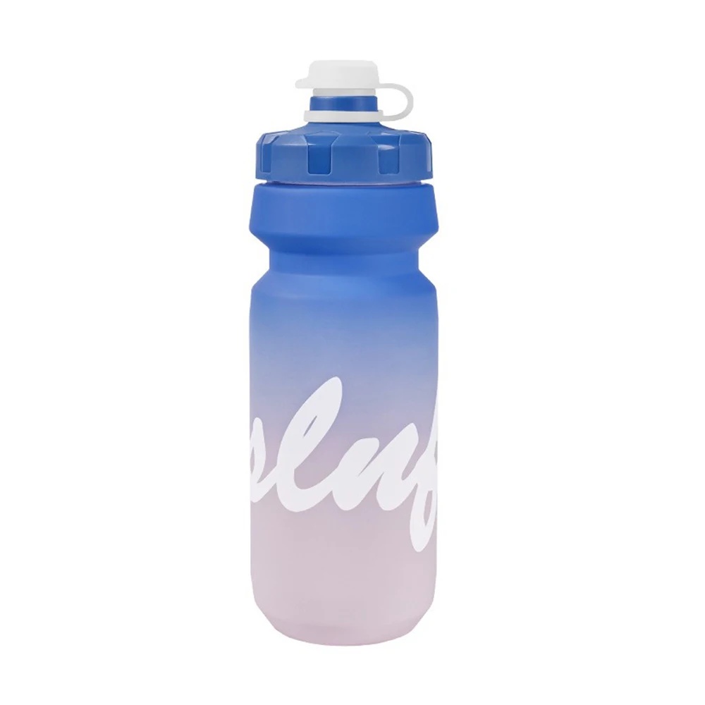 LeBycle Силиконовая Велосипедная Бутылка Для Воды 650 Мл Градиентная Спортивная