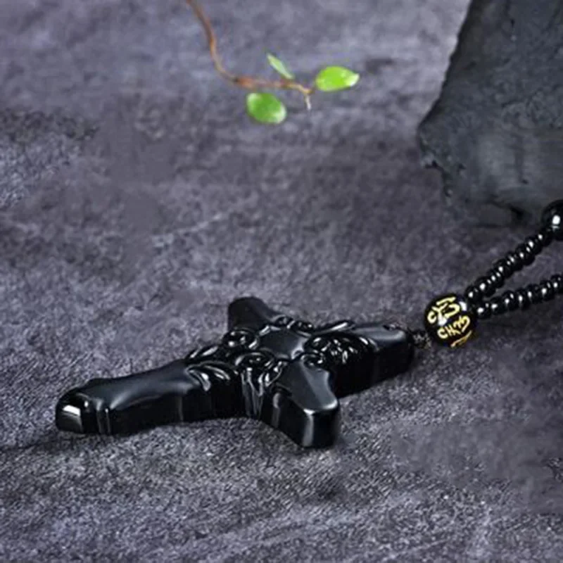 Ювелирные изделия из натурального обсидиана восемь видов