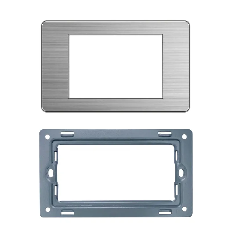 Евророзетка из нержавеющей стали Элегантная черная стандарт Италии Type-C ЕС