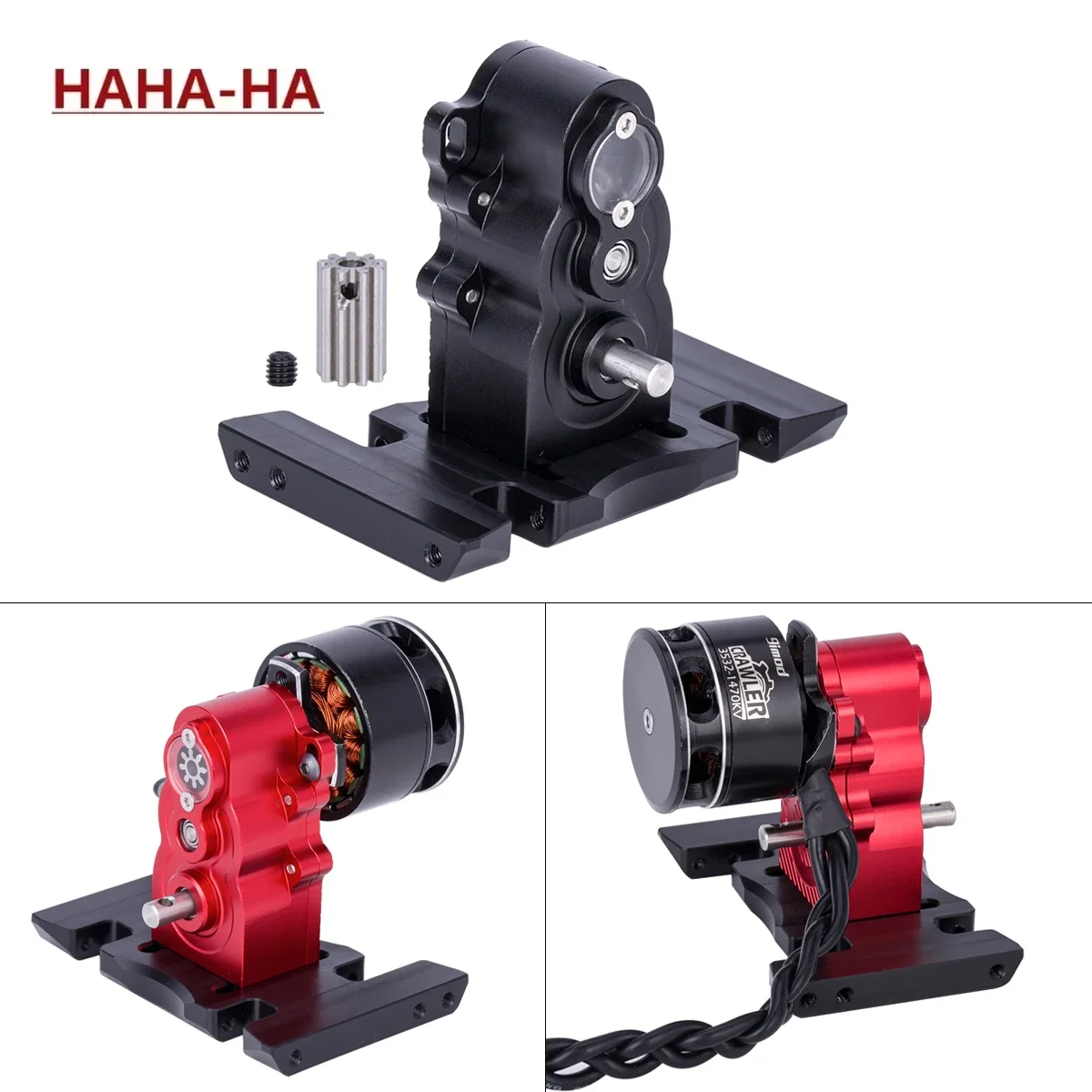 Вертикальная коробка передач RC Crawler LCG Высокопроизводительная с низким центром