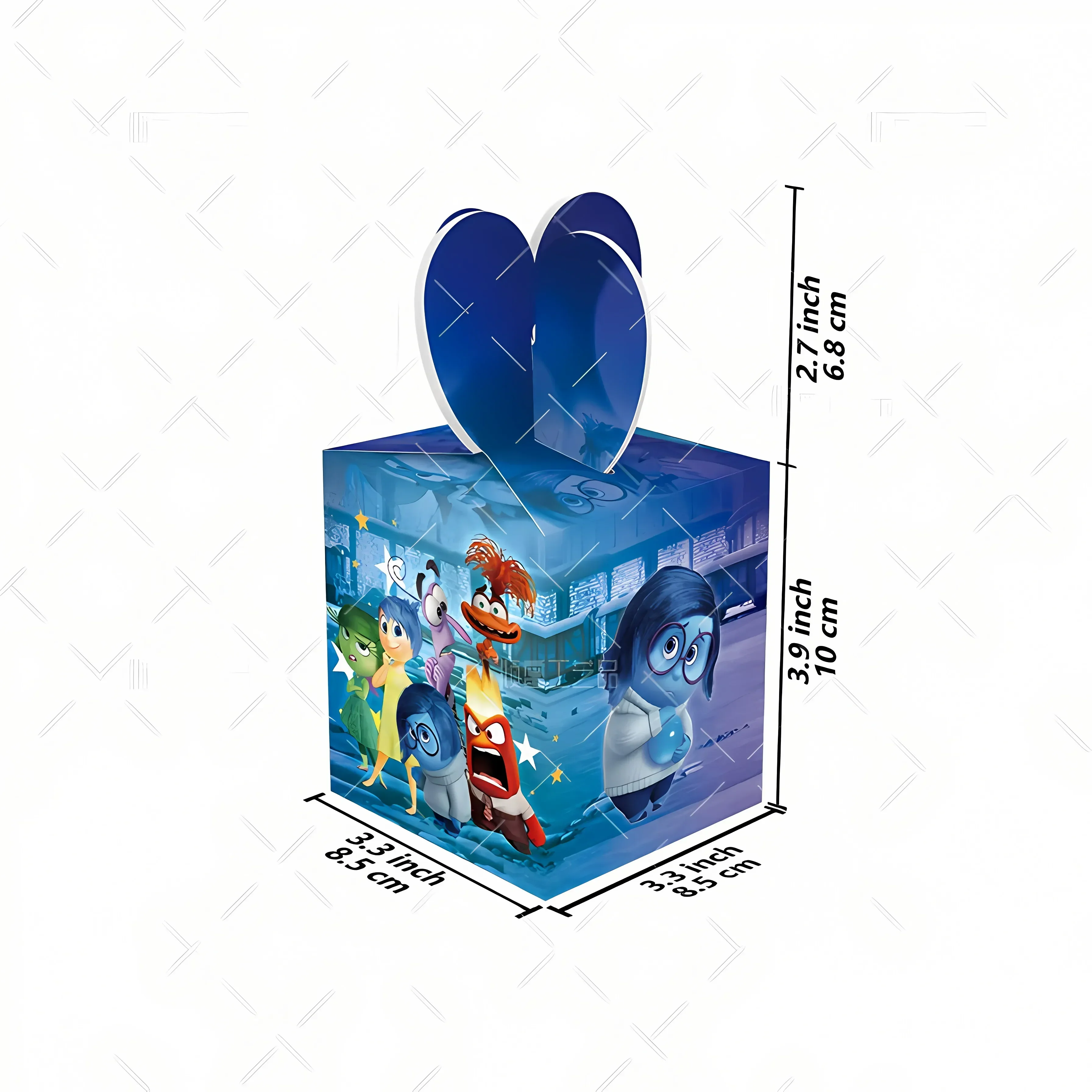 6/12 шт. Disney Inside Out 2 коробка конфет милые детские подарочные коробки для закусок на