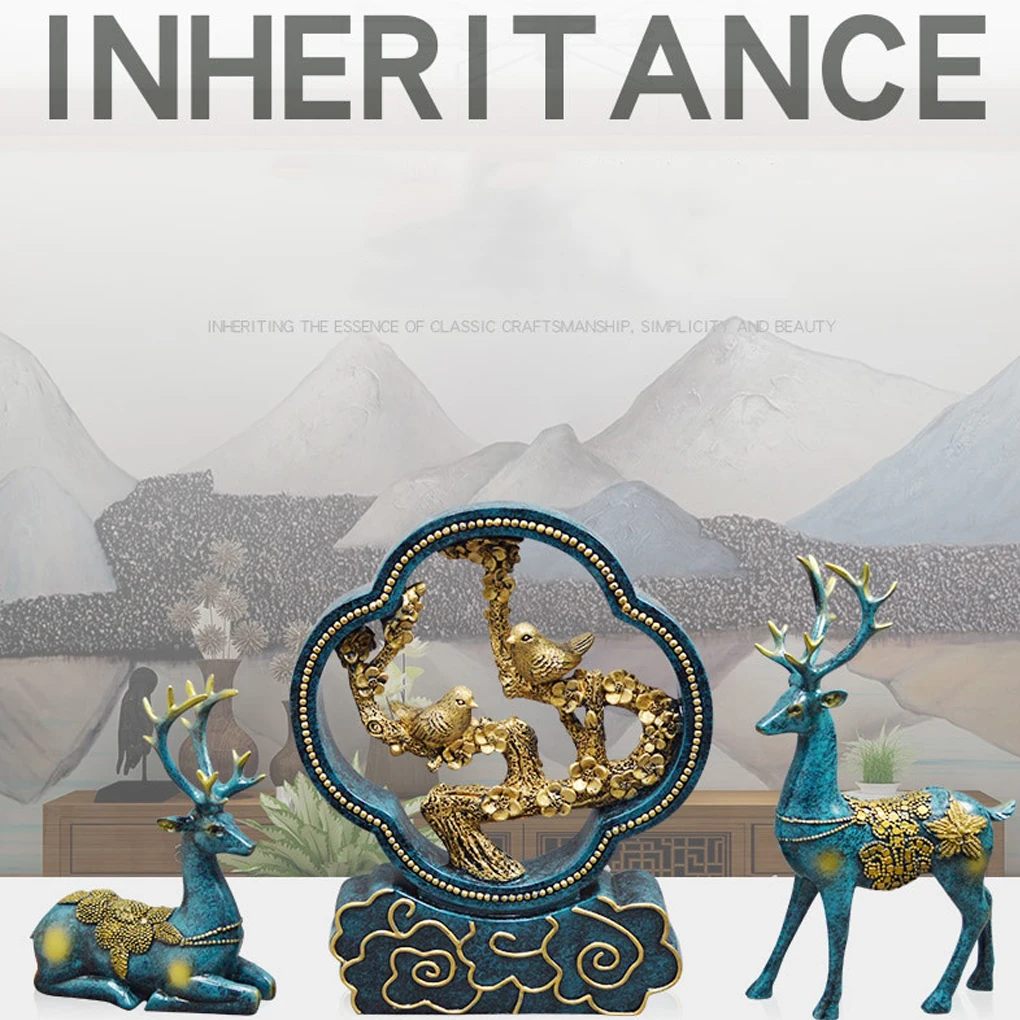 

Desk Decor Multifunctional Table Ornament Resin Statue Home Supplies