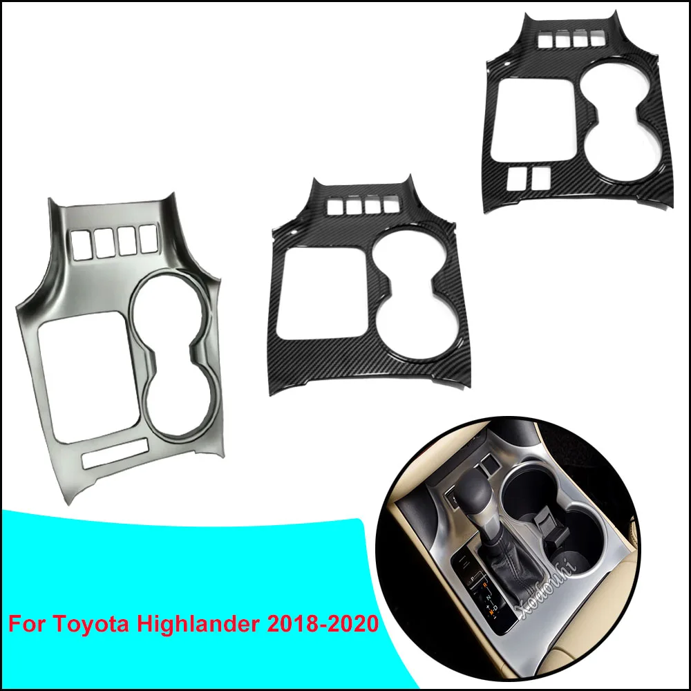 

Car Cover Inner Shift Stall Paddles Cup Switch Knob Frame Inside Lamp Trim For Toyota Highlander 2015 2016 2017 2018 2019 2020