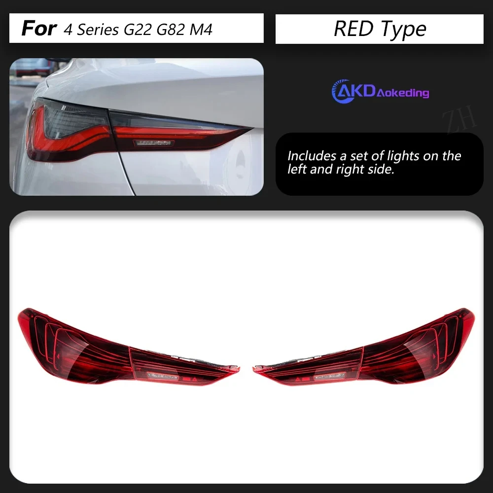 

Автомобиль для BMW G22 G82 M4 GTS 425i 430i 2020-2024 Задние фонари Светодиодные противотуманные фары DRL Hella Tuning Light Автомобильные аксессуары F82 Задние фонари