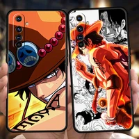 one piece ace soft phone case for oppo a12 a16 a74 a76 find x5 pro a54 a53 a52 a15 reno 6 7 se z a9 2020 pro 5g cover fundas tpu