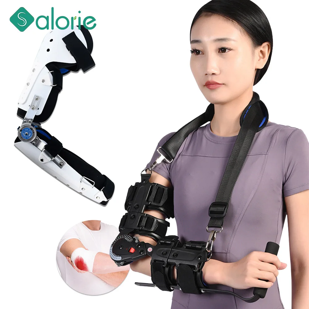 

Elbow Support Bracket Align Prescription Brace Hinged Range of Motion, Shoulder Sling Stabilizer for Post-Op, Surgery Recovery