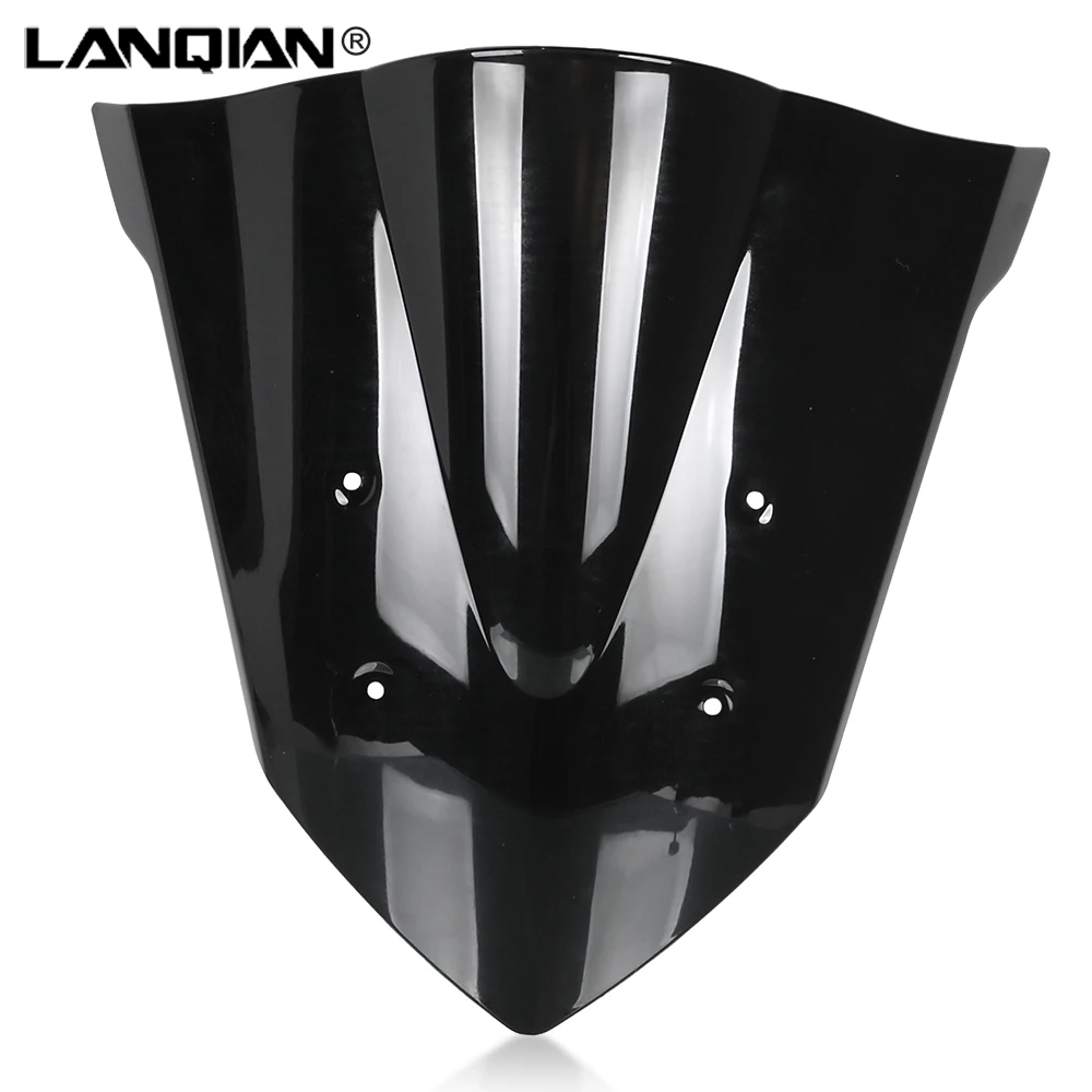Фото Для Honda CBR650F CBR 650F CBR650 F 2014 2015 2016 2017 2018 лобовое стекло двойной пузырь ветровой экран дефлектор черный №4