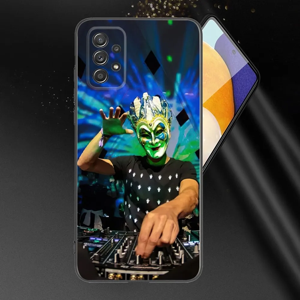 Чехол для телефона DJ Boris B-Brejcha Samsung Galaxy A13 A21s A22 A31 A32 A52 A53 A71 A80 A91 Мягкий черный чехол