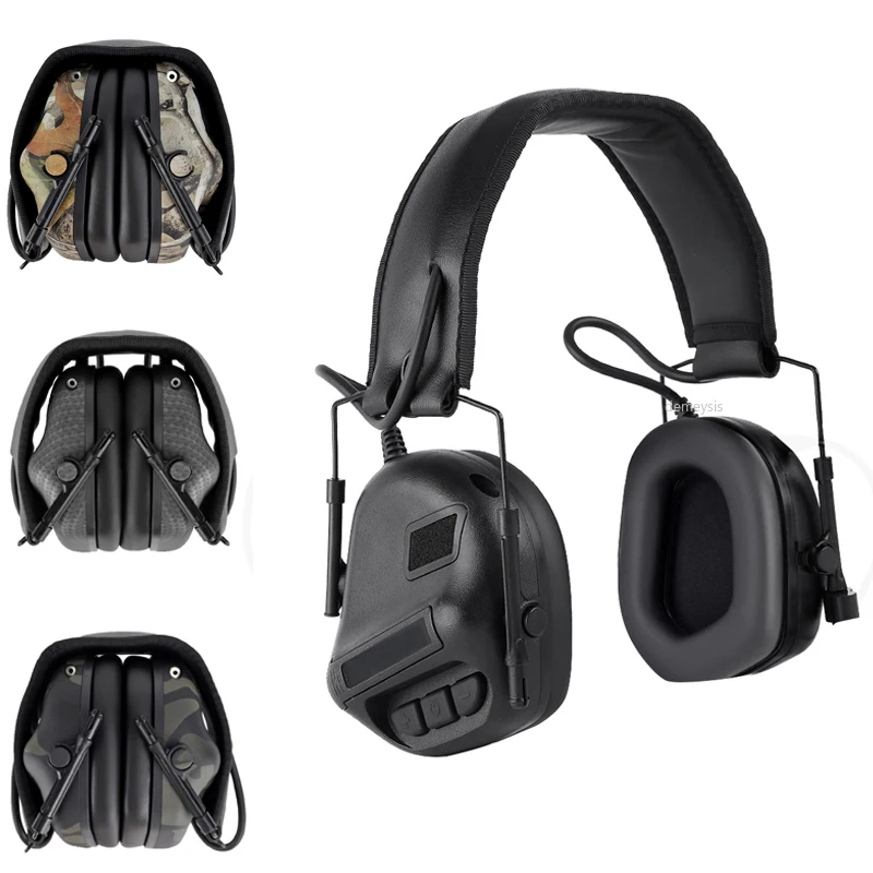 

Тактические наушники для стрельбы, наушники с защитой от шума, складные наушники для страйкбола, пейнтбола, Cs, тренировочные камуфляжные наушники