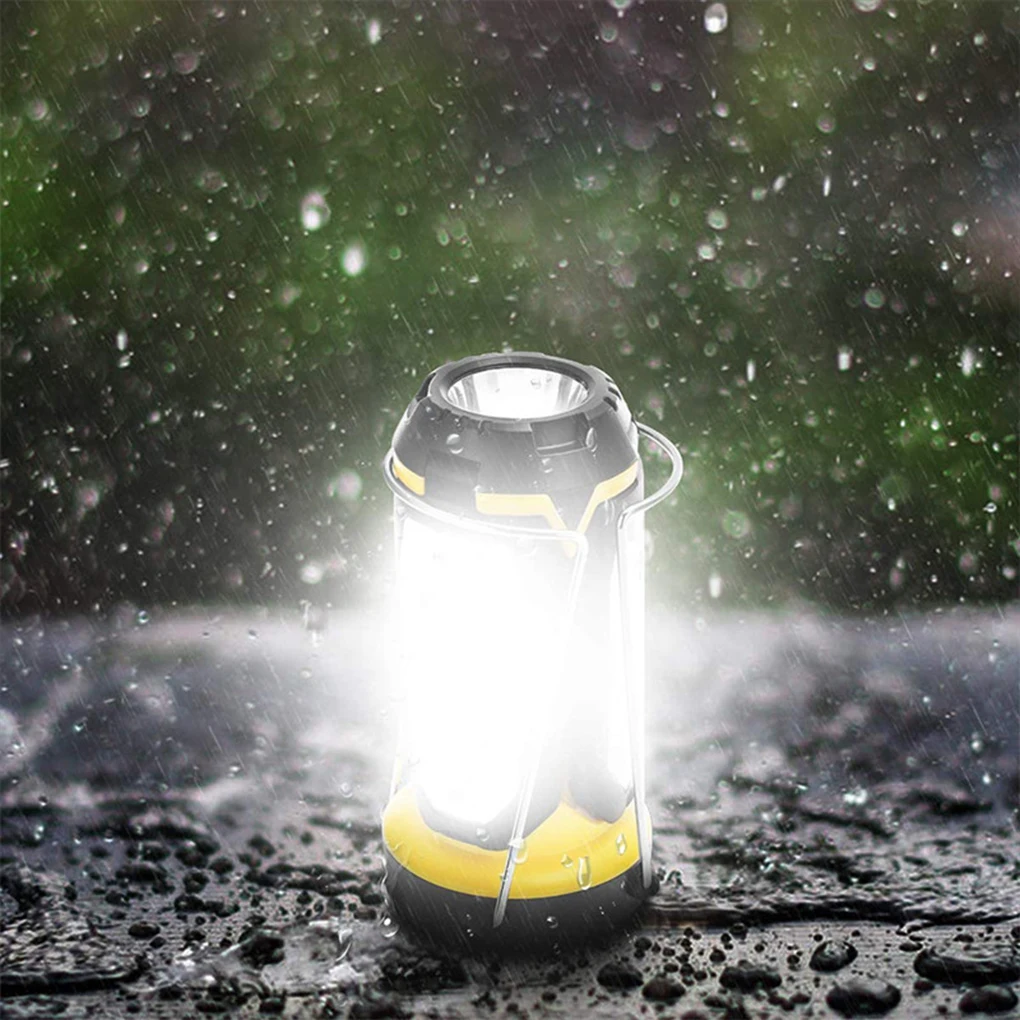 

Outdoor Camping Lantern USB Rechargeable Tent Light Adjustable Lamp