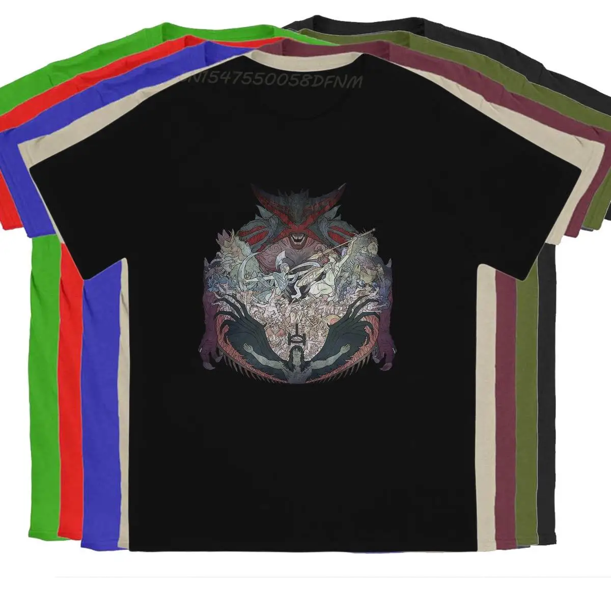 

Футболка мужская хлопчатобумажная в винтажном стиле, с принтом пантеона