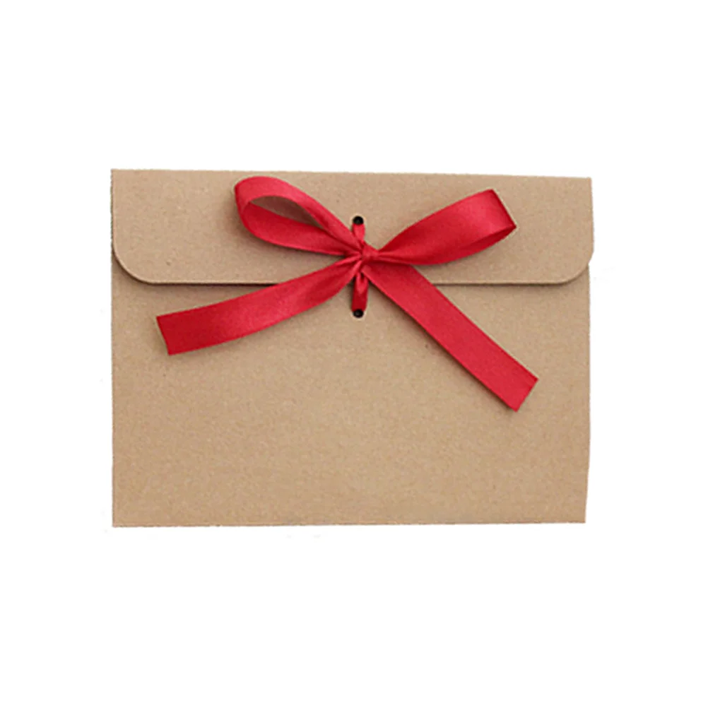 

Delicate Envelope Kraft Paper Envelopes Invitation Cards Bowknot Wedding Greeting
