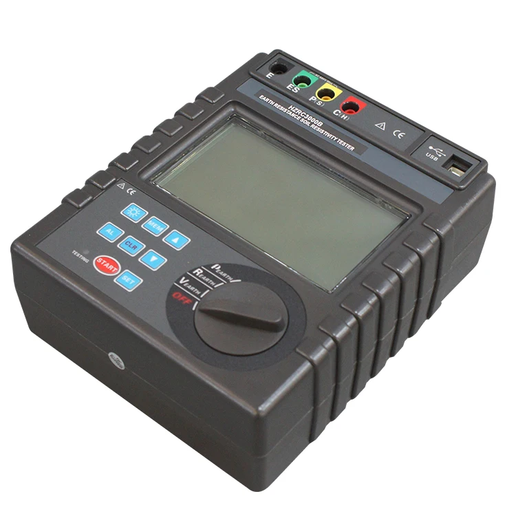 

Huazheng Electric HZRC-3000B Digital Earth Resistance Soil Resistivity Meter earth resistance test Equipment