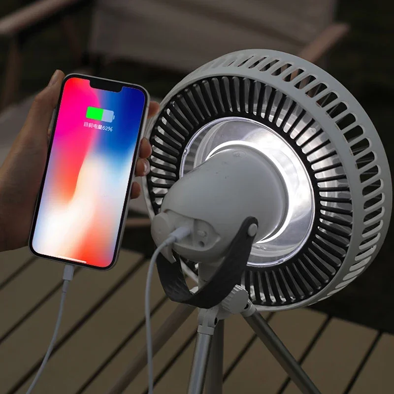 F30 10000 мАч Уличный вентилятор для кемпинга Smart с пультом дистанционного