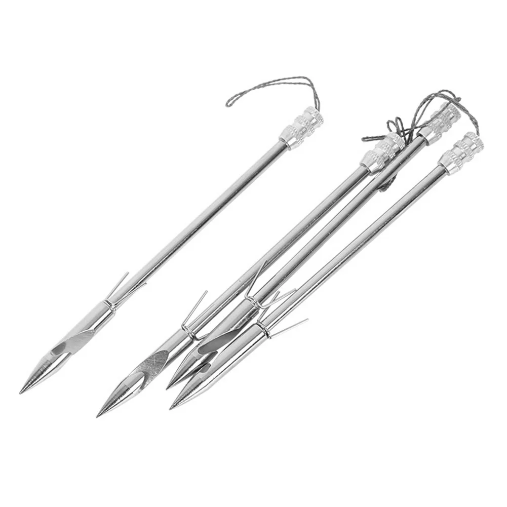 

1/3/5pcs Stainless Steel Slingshot Fish Darts Broadheads Arrowhead Fishing Tool Slingshot Bowfishing Arrows Fishing Accessories