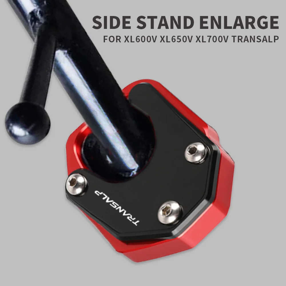 

Side Stand Enlarger Extension Plate Kickstand support For Honda NX650 J-X Dominator 1993 1994-1999 TRANSALP XL600V XL650V XL700V