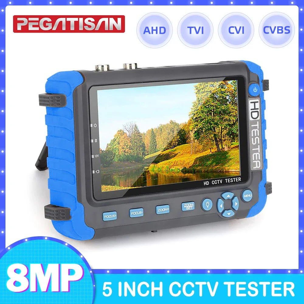 Для тестера видеонаблюдения IV8W 4K 5-дюймовый монитор камеры безопасности для