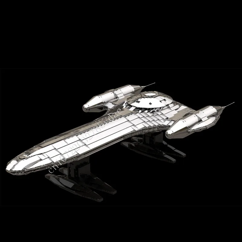 2722 шт. UCCS Royal Nubian звездный корабль MOC креативная модель с видом на улицу