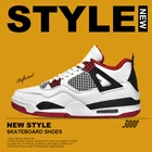 Высокие кроссовки для мужчин, повседневная обувь, Баскетбольная обувь на платформе светильник мягкие мужские теннисные туфли на шнуровке 2021, мужские модные кроссовки 46