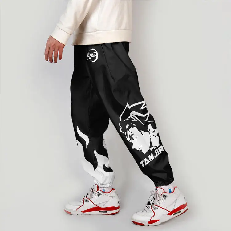 

Personality 3D Print Demon Slayer Sweatpants Women Men Fitness Joggers High Street Anime Trousers High Quality Boy Pants