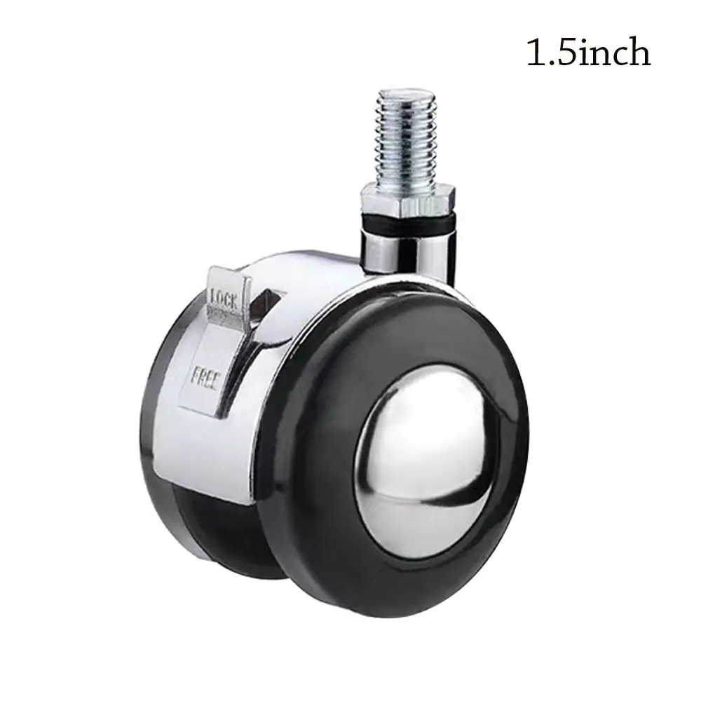 

Колесики для мебели, универсальные колесики для шкафа из мягкой резины, универсальные колесики для мебели, практичное движущееся оборудование для мебели