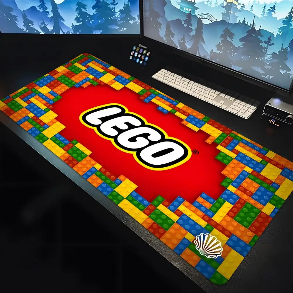 L_LEGOS Game Mouse Pad large keyboard mouse desk pad non-slip rubber gaming mouse pad laptop carpet 800x400mm 600x300 (art.: 3920ca59ffe44) - 3920ca59ffe44