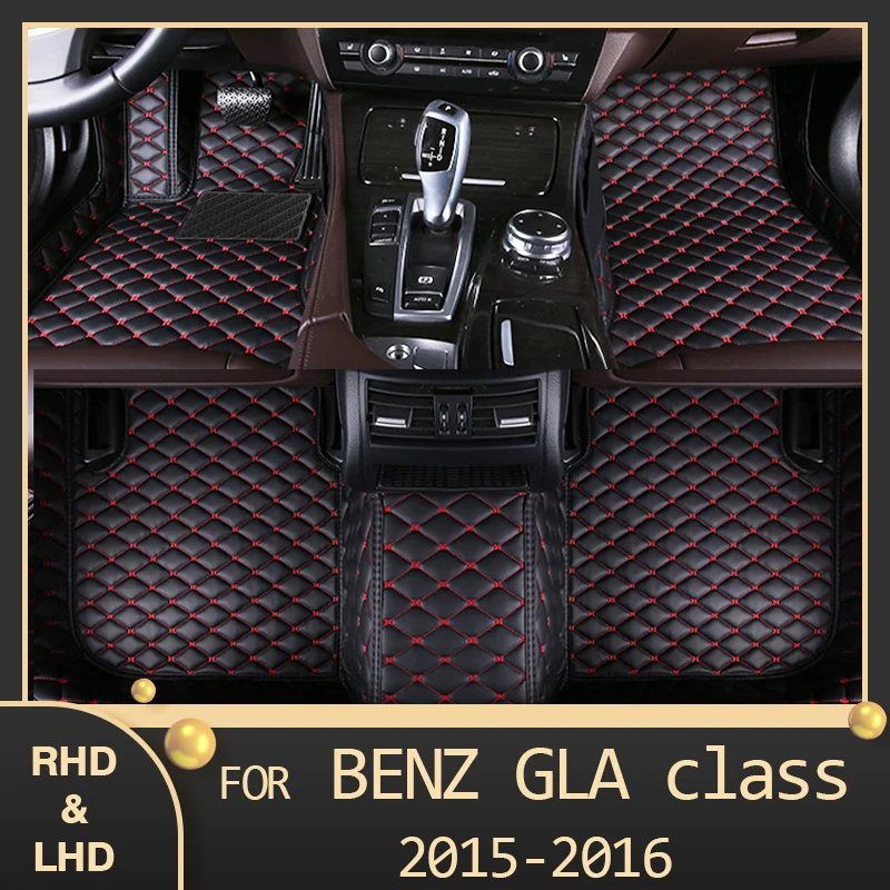 

Автомобильные напольные коврики MIDOON для BENZ GLA класса X156 2015 2016, индивидуальные автомобильные накладки для ног, задняя крышка