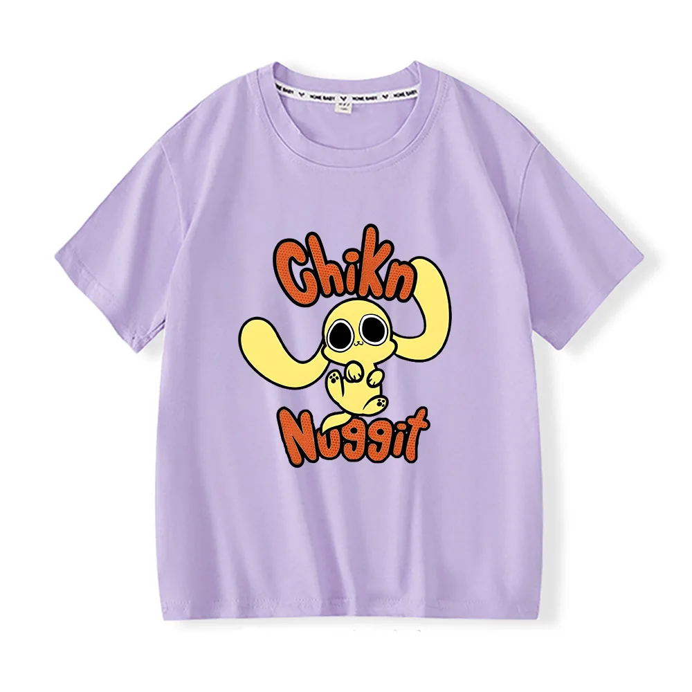 Chikn Nuggit хлопковая футболка летняя для детей