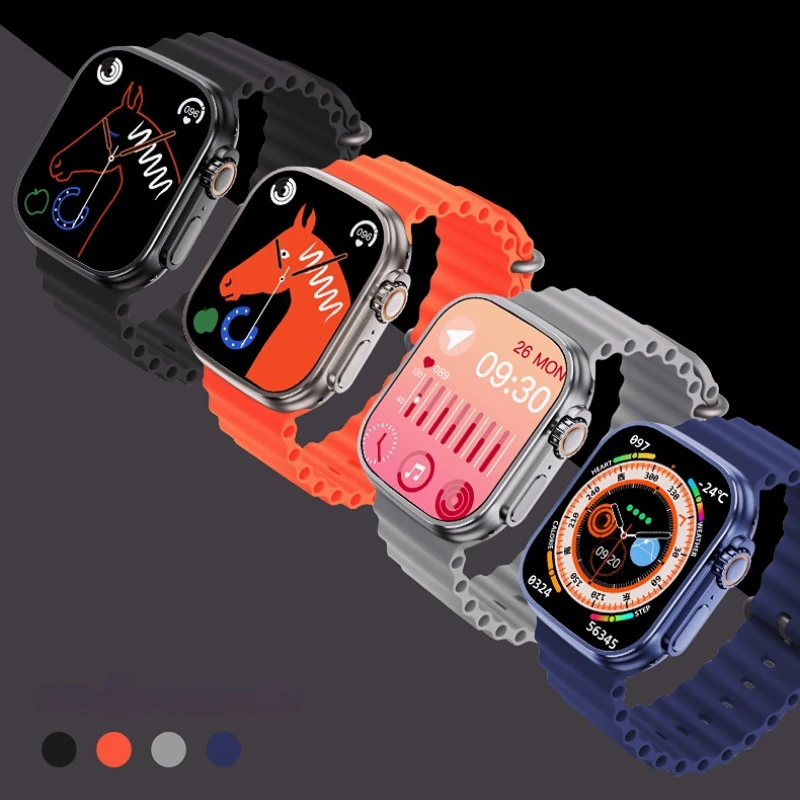 

WS008 Ultra Series 8 Smart Watch With Waterproof Heart Rate Fitness Tracker Bluetooth Call Men Women Smartwatch for Apple