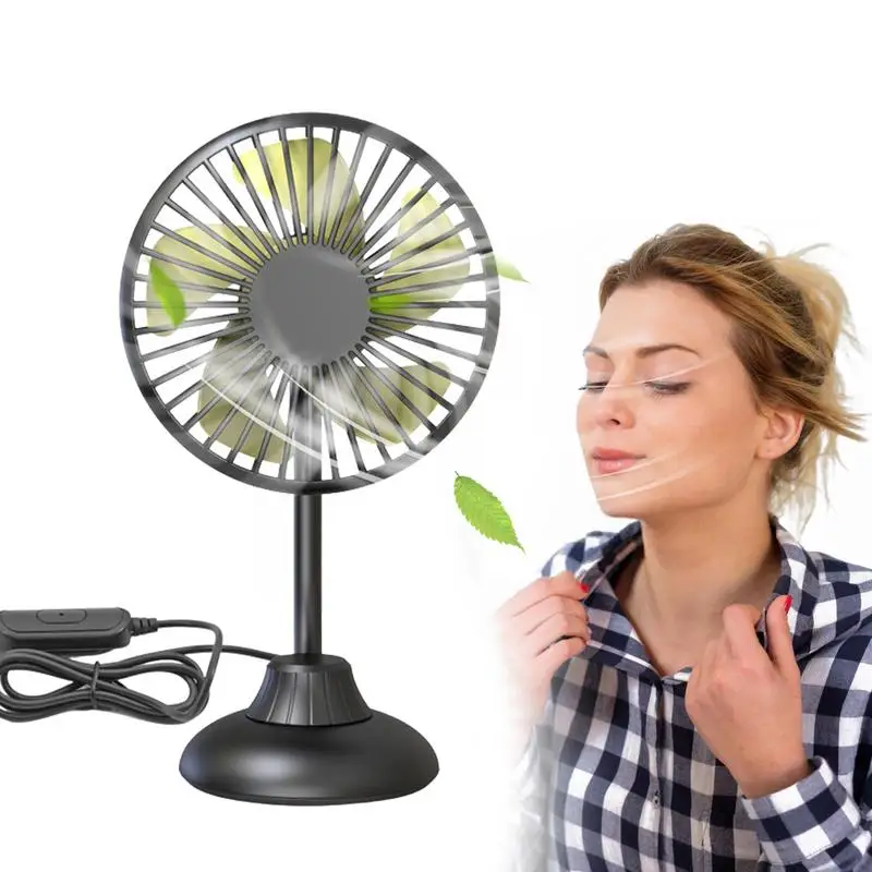 

Вентилятор для автомобиля, Электрический автомобильный вентилятор с двойной головкой и электрическим вентилятором, охлаждающий вентилятор с сильным ветром для внедорожников, фургонов, транспортных средств