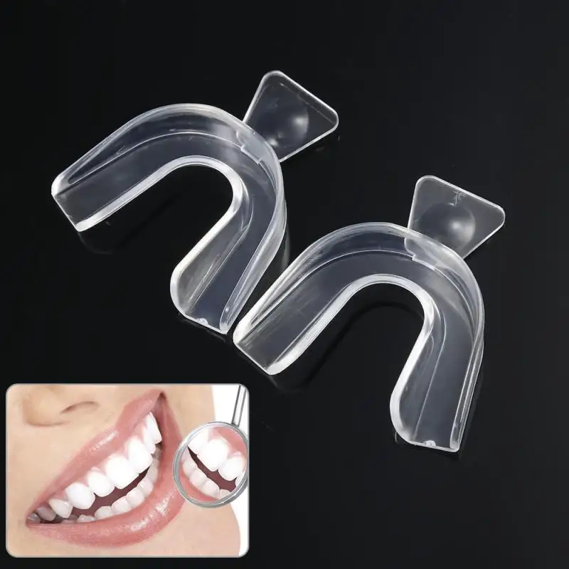 

10 Pcs Oral Hygiene Silicone Mouth Guard for Teeth Clenching Grinding Dental Bite Sleep Aid Whitening Teeth Mouth Tray