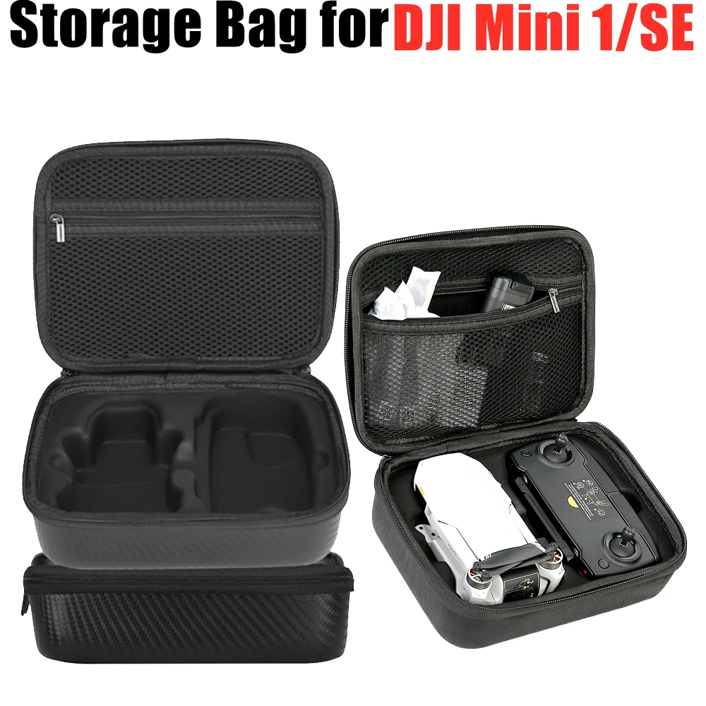 

Nylon/PU Storage Bag for DJI Mavic Mini 1/SE Drone Portable Handbag Drone Body Remote Controller Carrying Case Drone Accessories