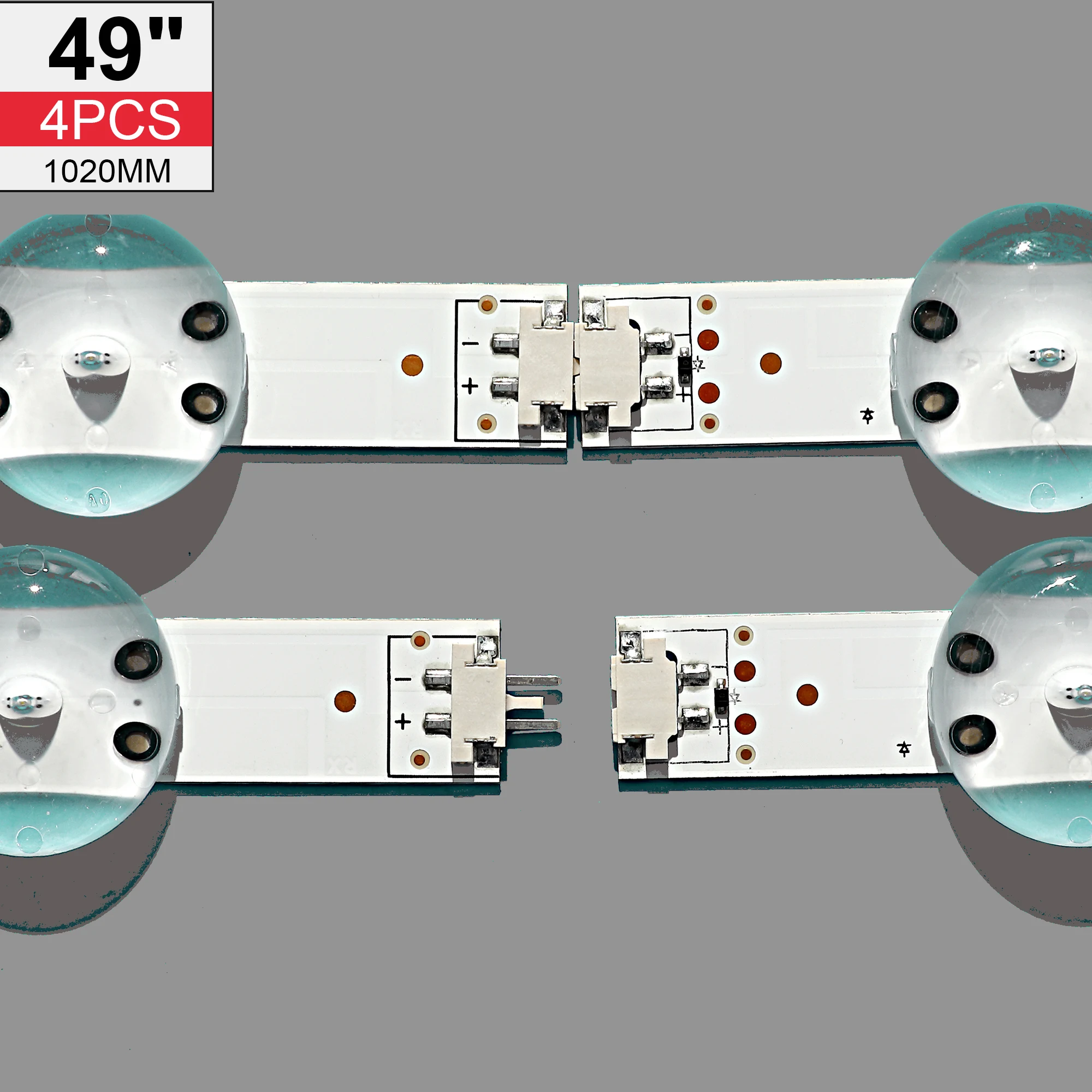 LED Backlight strip(4For LIG 49LJ614V 49UJ6525 49UJ6585 49UV340C 49UJ6565 49UJ651V 49UJ670V 49UJ701V V17 49 R1 L1 ART3 2862 2863